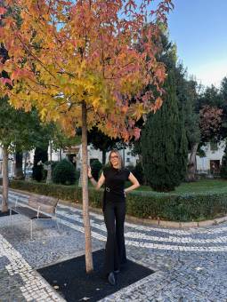 PANTALÓN CAMPANA BRILLO NEGRO