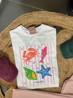 CAMISETA ESTAMPADOS DE MAR