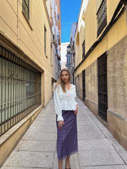 FALDA ESTAMPADA BRILLO...