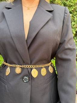 CINTURÓN CADENA MONEDAS...