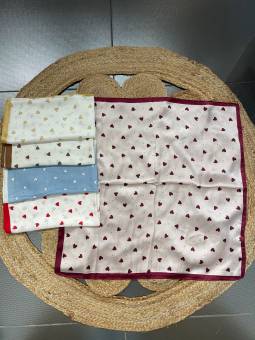 PAÑUELO CUELLO CORAZON COLORES