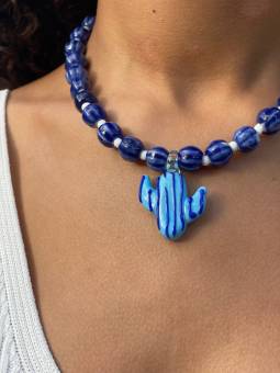 COLLAR CAPTUS AZUL CRISTAL...
