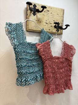 TOP NIDO DE ABEJA CORAL /...